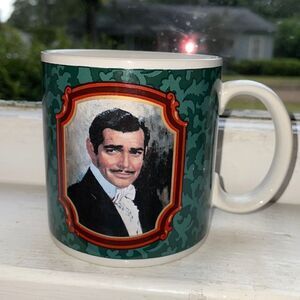 Vintage 1989 Gone With The Wind Rhett‎ Butler/Clark Gable coffee cup/mug